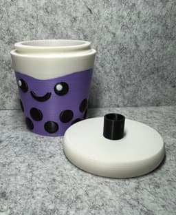 Kawaii Boba Stash Container 3d model