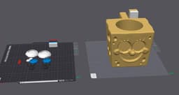 SpongeBob Cup Holder 3d model