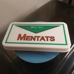 Fallout MED-TEK Mentats Container 3d model