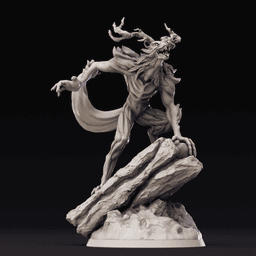 Were-Fox-Deer Mythical Hybrid Monster 3d model