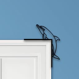 Dolphin Door Corner Decor 3d model