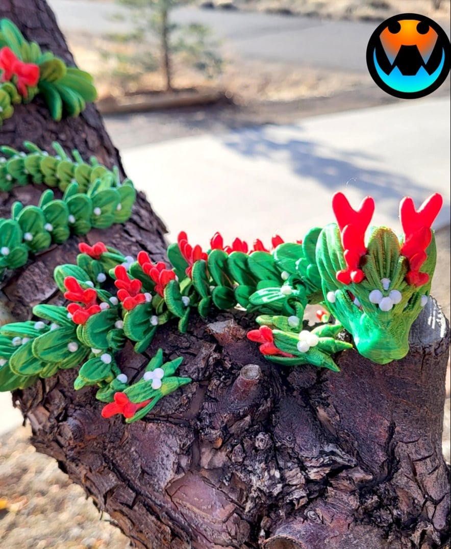 Mistletoe Dragon 3d model