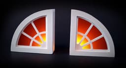 Amityville Horror Windows (Lit) 3d model