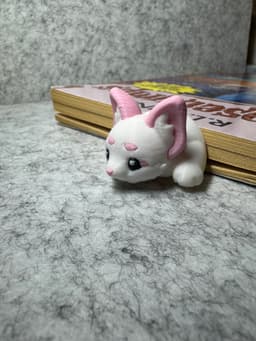 Kitsune Fox Face/Booty Bookmark 3d model