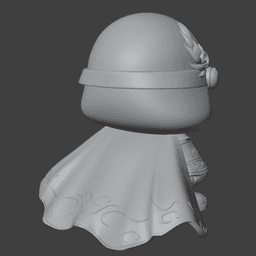 medieval green duck warrior 3d model