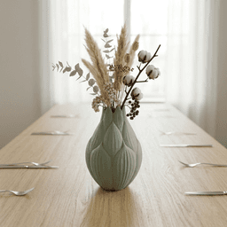 Modern Geometric Style Flower Vase Home Decor 3d model