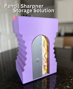 Pencil Sharpener Pencil Storage 3d model