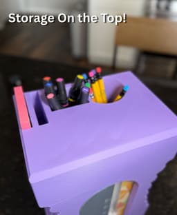 Pencil Sharpener Pencil Storage 3d model