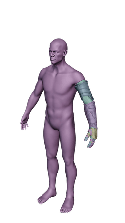 MECHANICAL ARM LIES OF P 3d model