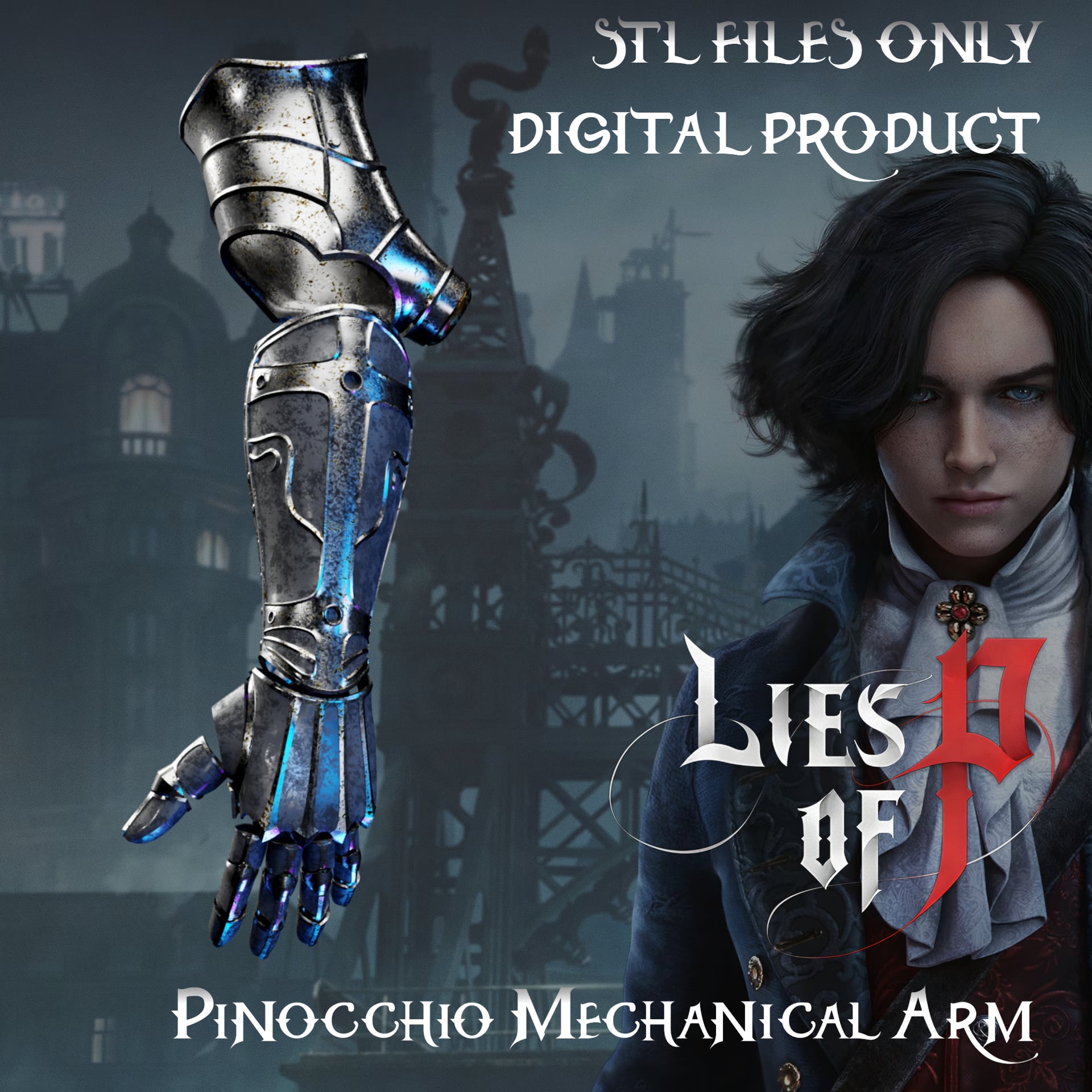 MECHANICAL ARM LIES OF P 3d model