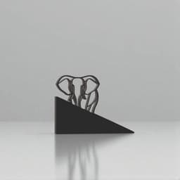 Door Stop, Elephant Door Stopper, Door Back, 2 Different Models 3d model
