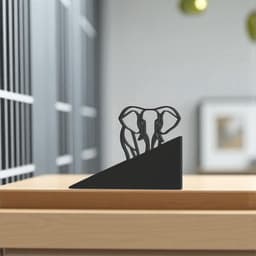 Door Stop, Elephant Door Stopper, Door Back, 2 Different Models 3d model
