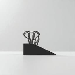 Door Stop, Elephant Door Stopper, Door Back, 2 Different Models 3d model