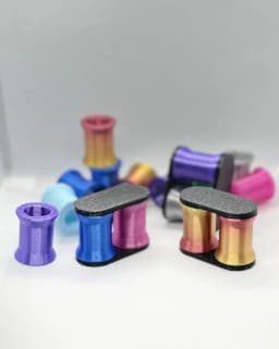 Small Silent Fidget Roller No hardware needed 3d model