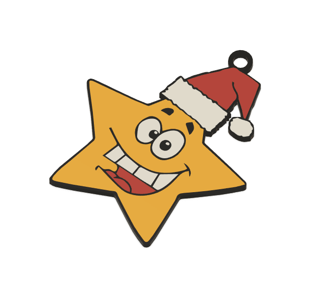 Christmas Pack: Star I 3d model