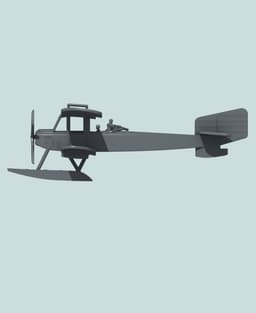 1:144 Fairey Campania 3d model