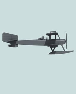 1:144 Fairey Campania 3d model