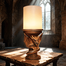 Dragon Lamp 3d model