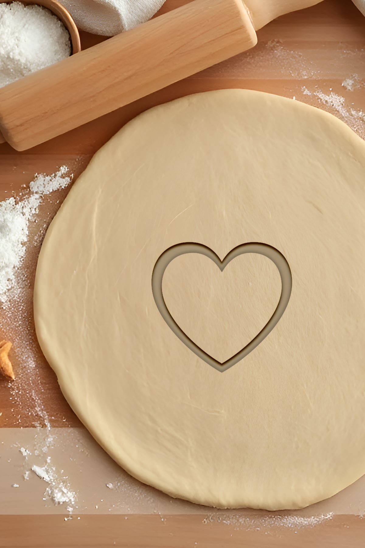 Heart Cookie Cutter, Biscuit Cutter 3d model