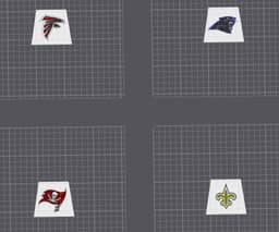 NFC South Torso Inserts.3mf 3d model