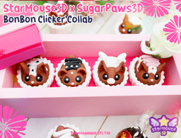 BonBon Animal Chocolate Clicker Collab 3d model