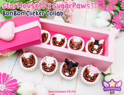 BonBon Animal Chocolate Clicker Collab 3d model