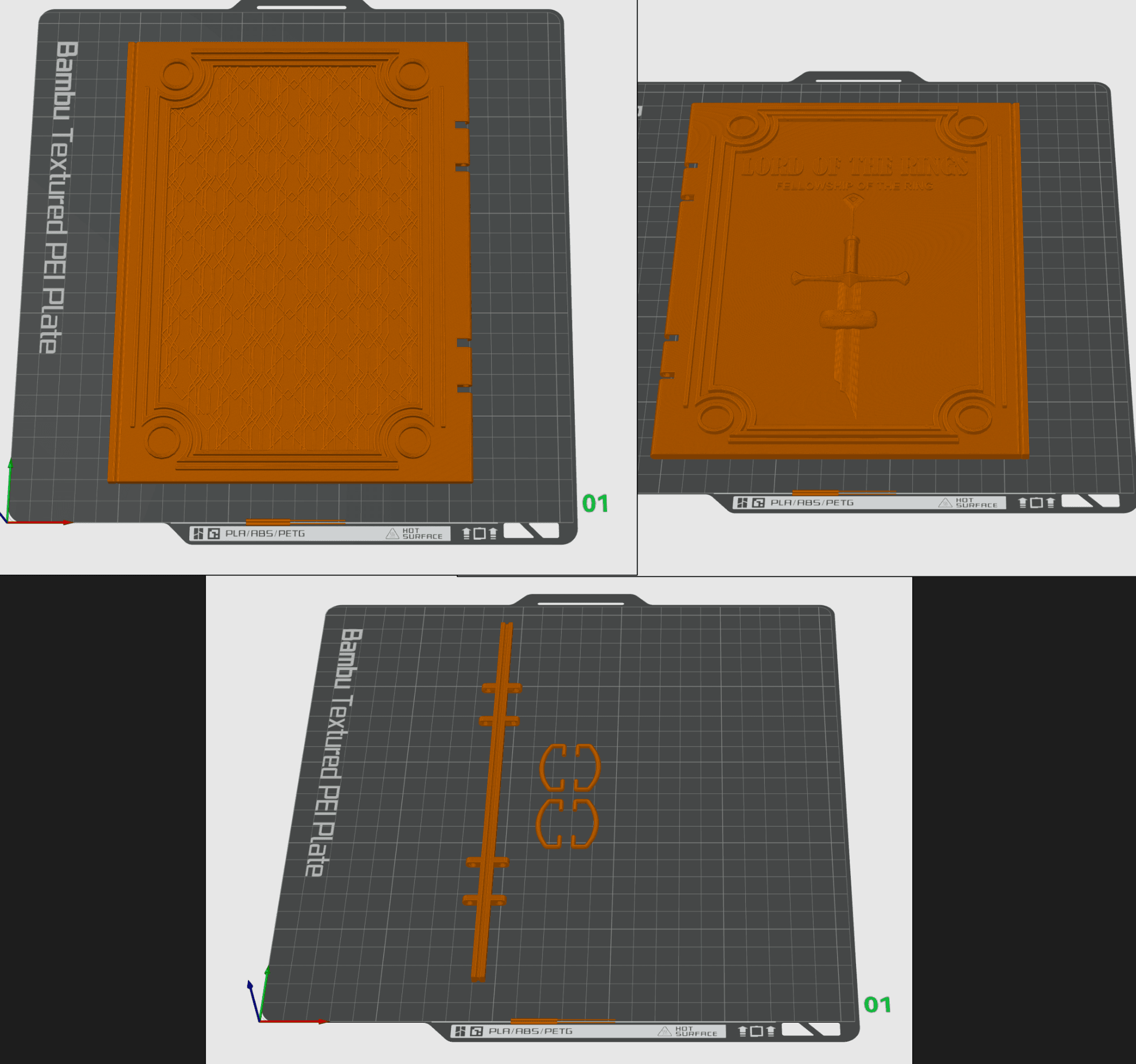LotR Book Binder 3d model