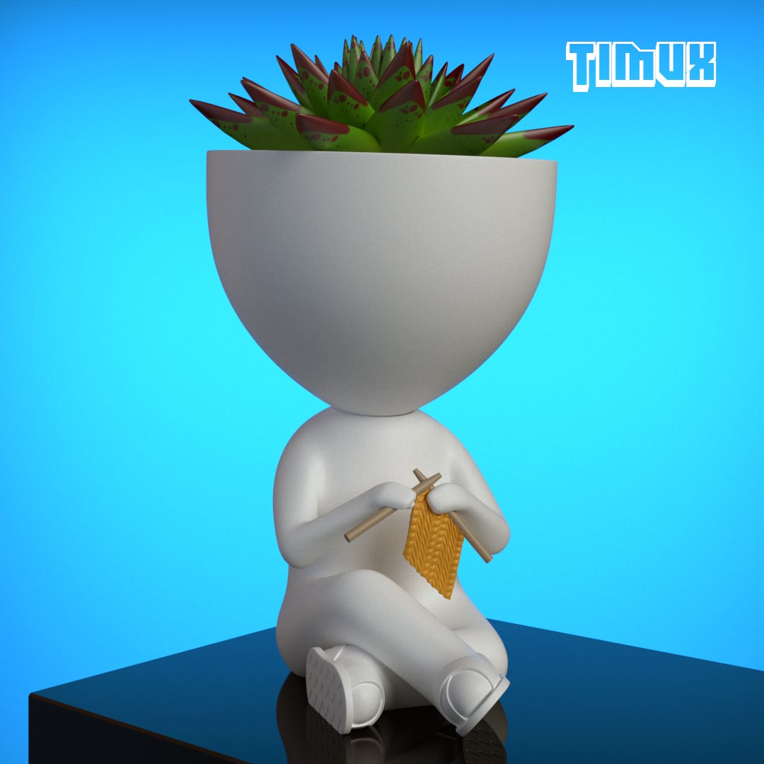 ROBERT PLANT KNITTING 3d model