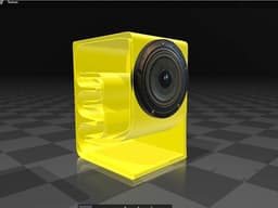 bass reflex box for 100mm midtone speaker 3d model