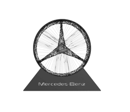 MERCEDES STRING-ART / DECORATION / MERCEDES-BENZ 3d model