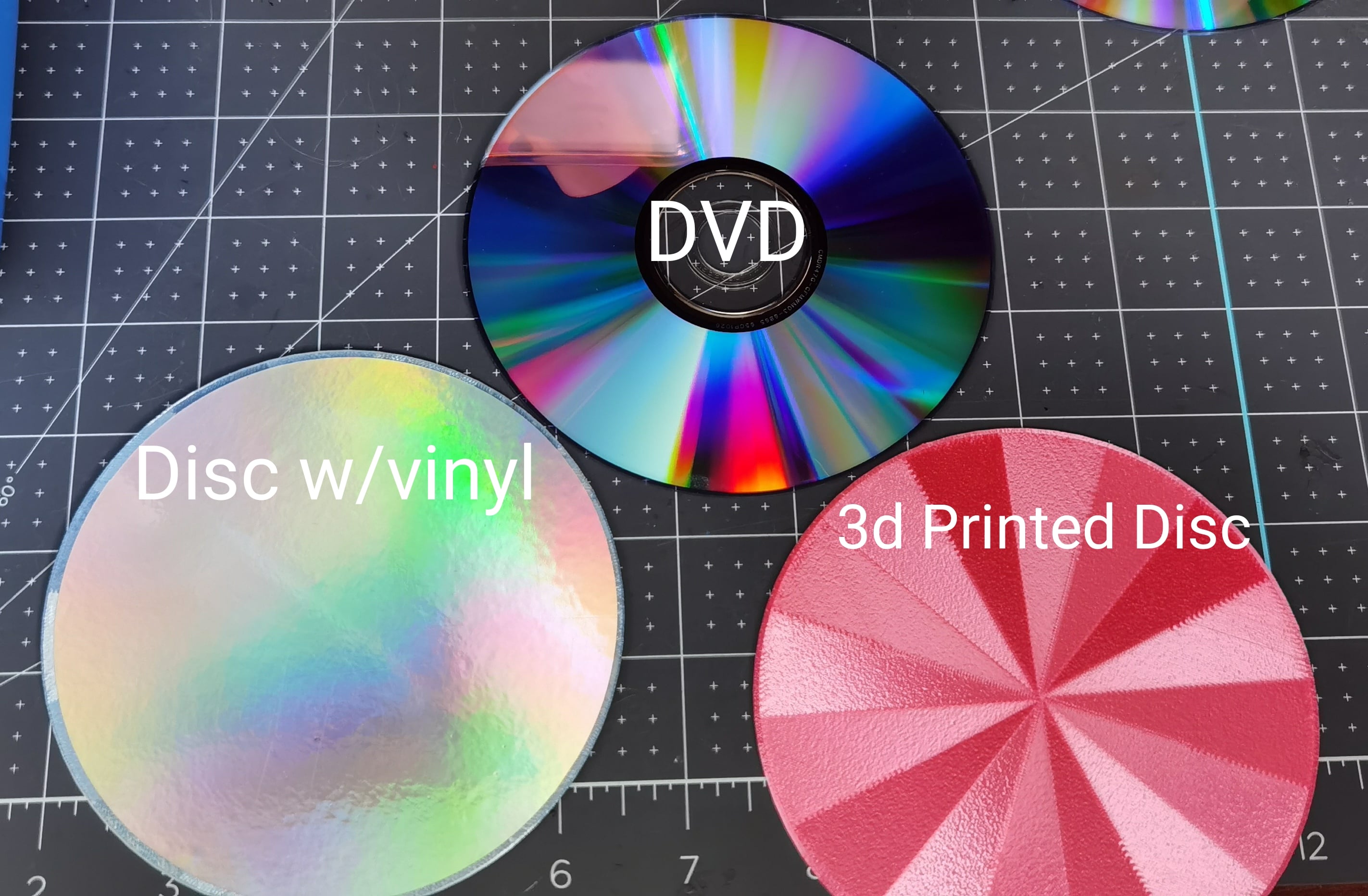 Sun Catcher Disc & Vinyl Insert SVG 3d model