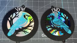 Sun Catcher Disc & Vinyl Insert SVG 3d model