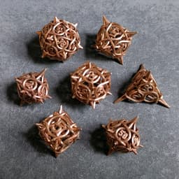 Thorn V2 Mini Dice Set with Decader 3d model