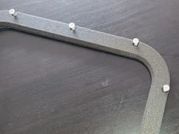 Square Lamp (LED strip) 3d model
