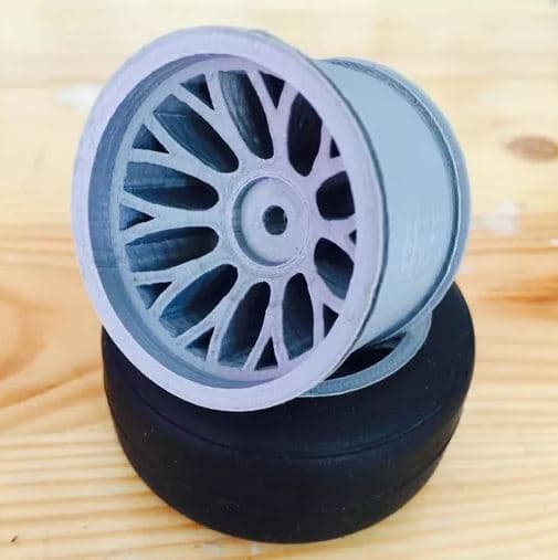 RC 1:10 FORMULA 1 WHEEL RIMS HEX 12MM FOR F104 RUBBER TIRE 3d model