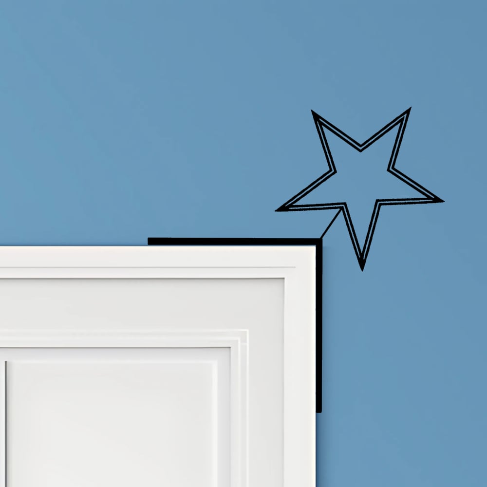 Star Door Corner Decor 3d model
