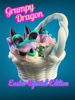 Special Edition Easter Grumpy Dragon 3d model
