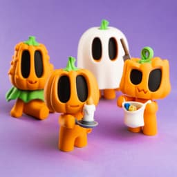 Blob Pumpkins - Mini Modular Articulated Art Toy 3d model