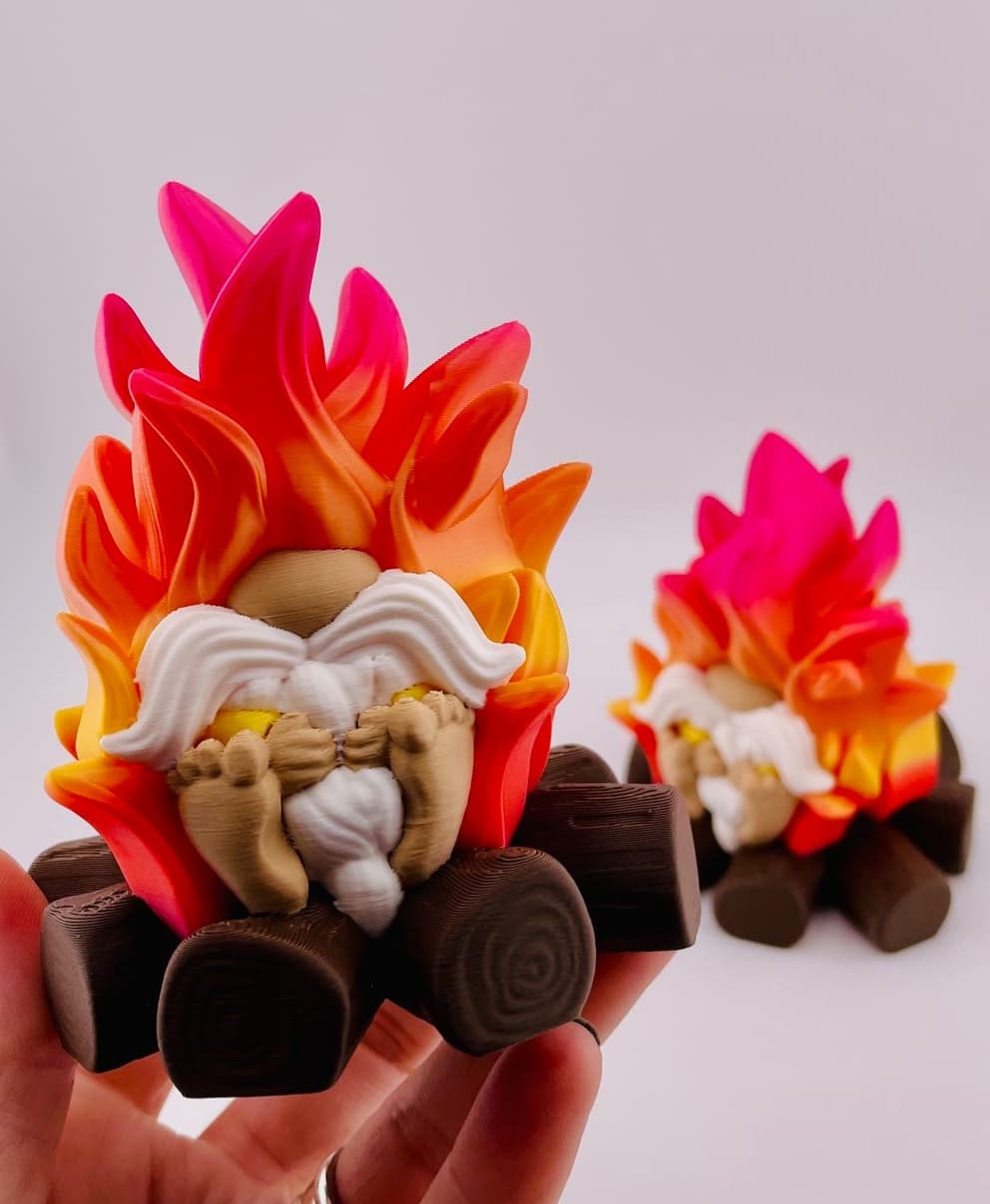 Campfire Gnome 3d model