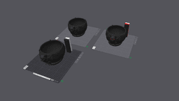 Gothic Bat Planter Bowl 3d model