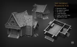 The Snoring Warrior Tavern 3d model