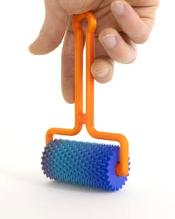 Spike Roller // Accupressure Massage Roller 3d model