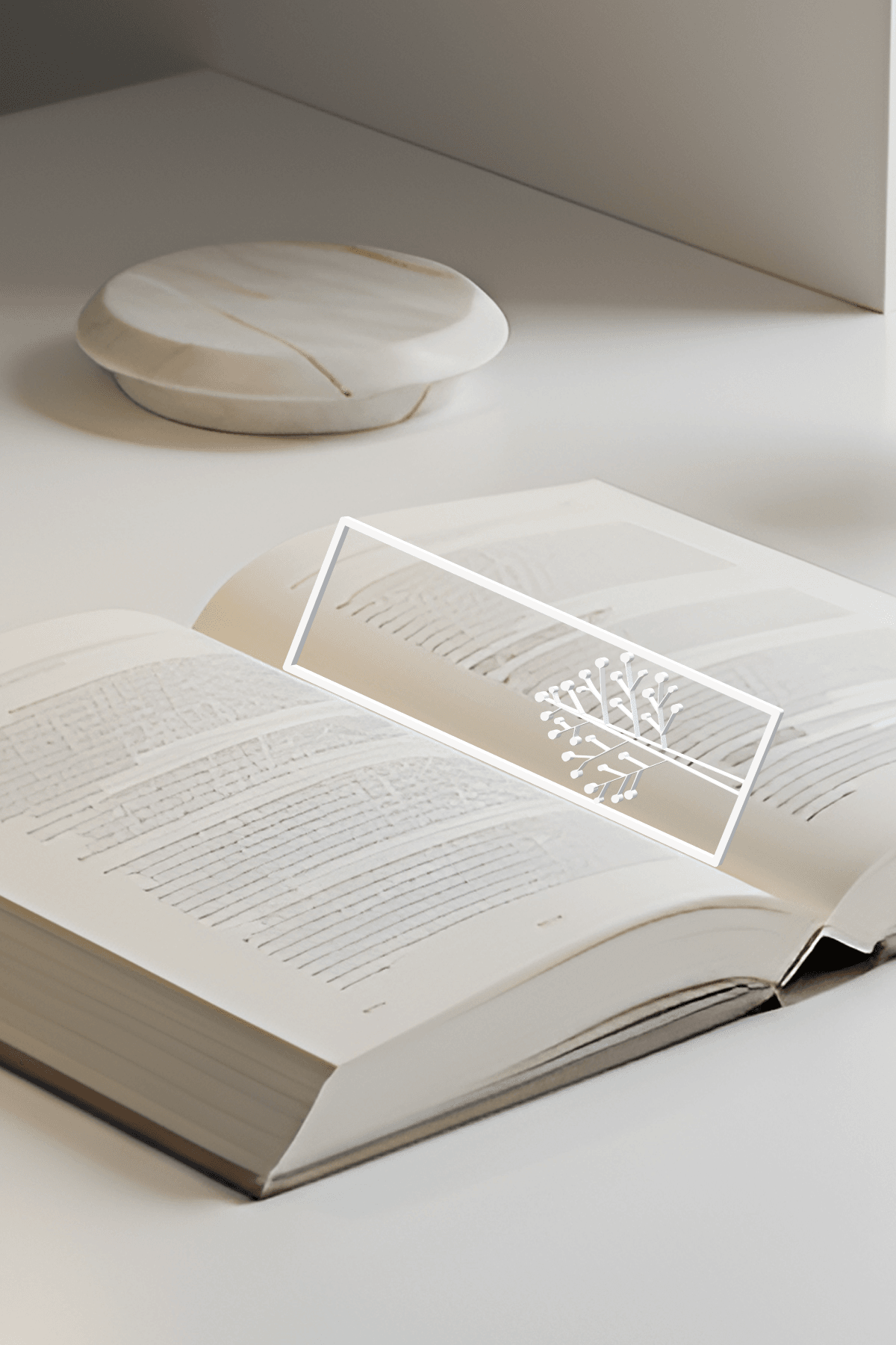 Tree Bookmark, Creativity Bookmark, Gift Idea 3d model
