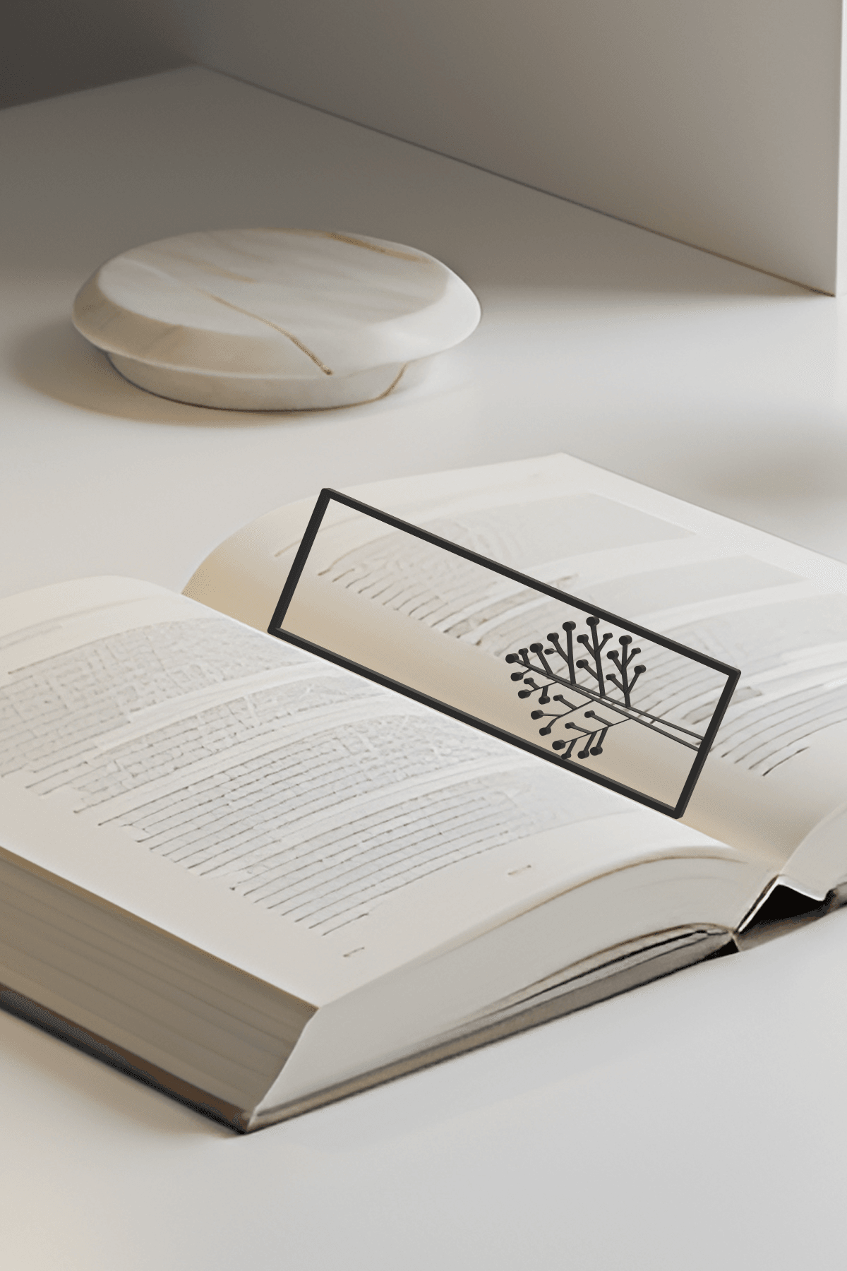 Tree Bookmark, Creativity Bookmark, Gift Idea 3d model
