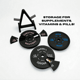Weight Plate Pill Organizer 3d model