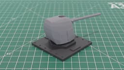 Mk45 Mod2 Naval Deck Gun 3D Print 3d model