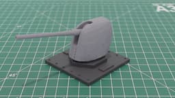 Mk45 Mod2 Naval Deck Gun 3D Print 3d model