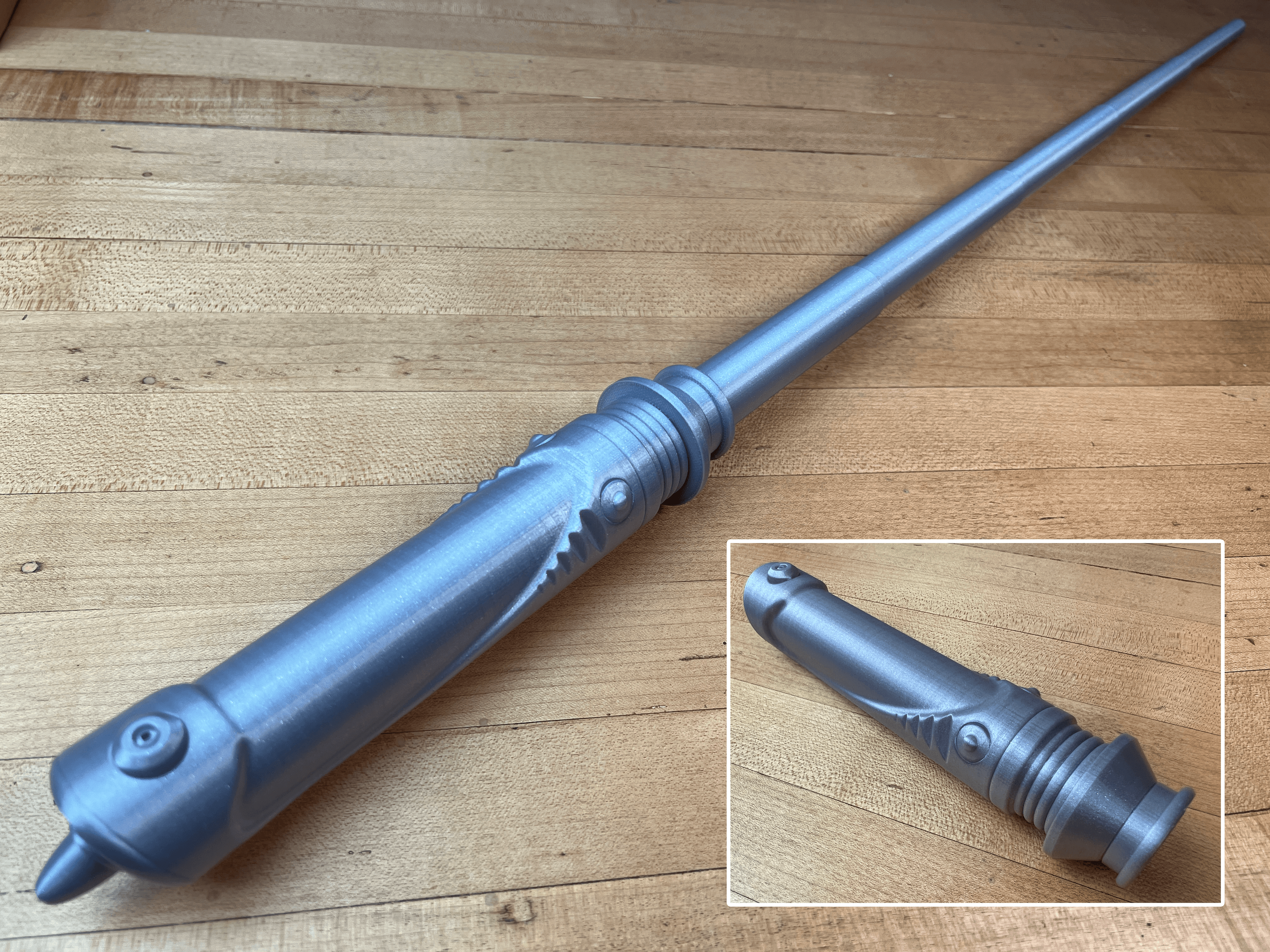 Darth Sidious's Print-in-Place Lightsaber 3d model