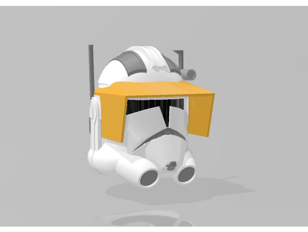 Animated Commander Cody Helmet 3d model