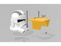 Animated Commander Cody Helmet 3d model